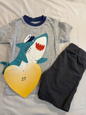 Disney and Carter's - 2 piece  toddler summer set. Size 2T